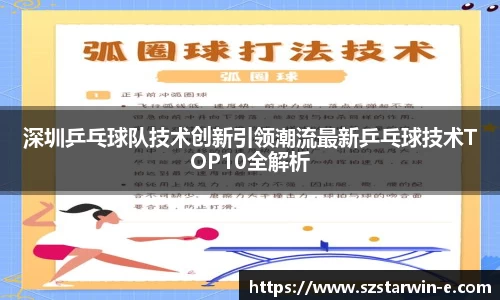 深圳乒乓球队技术创新引领潮流最新乒乓球技术TOP10全解析
